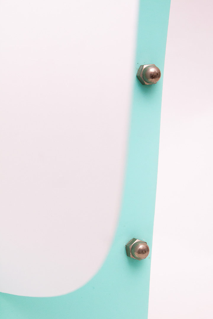 90s Samuel Parker S-totem lamp - mintgroen