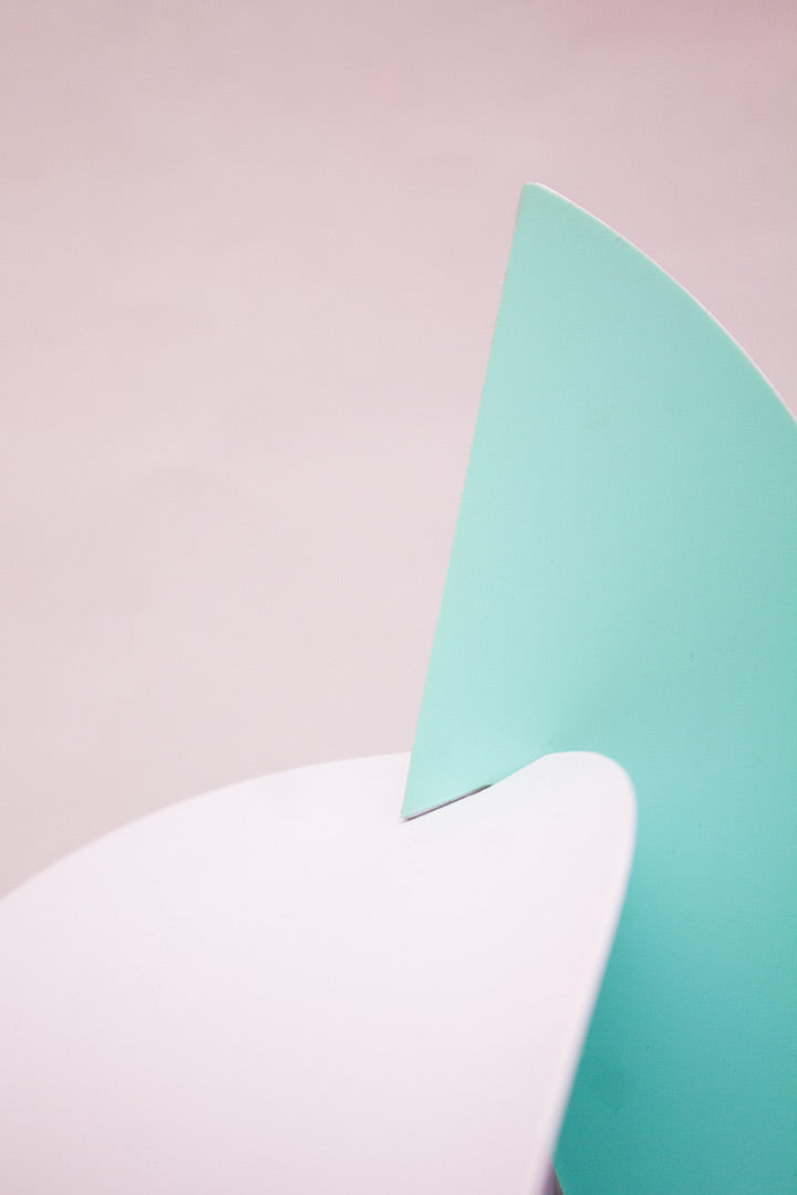 90s Samuel Parker S-totem lamp - mintgroen