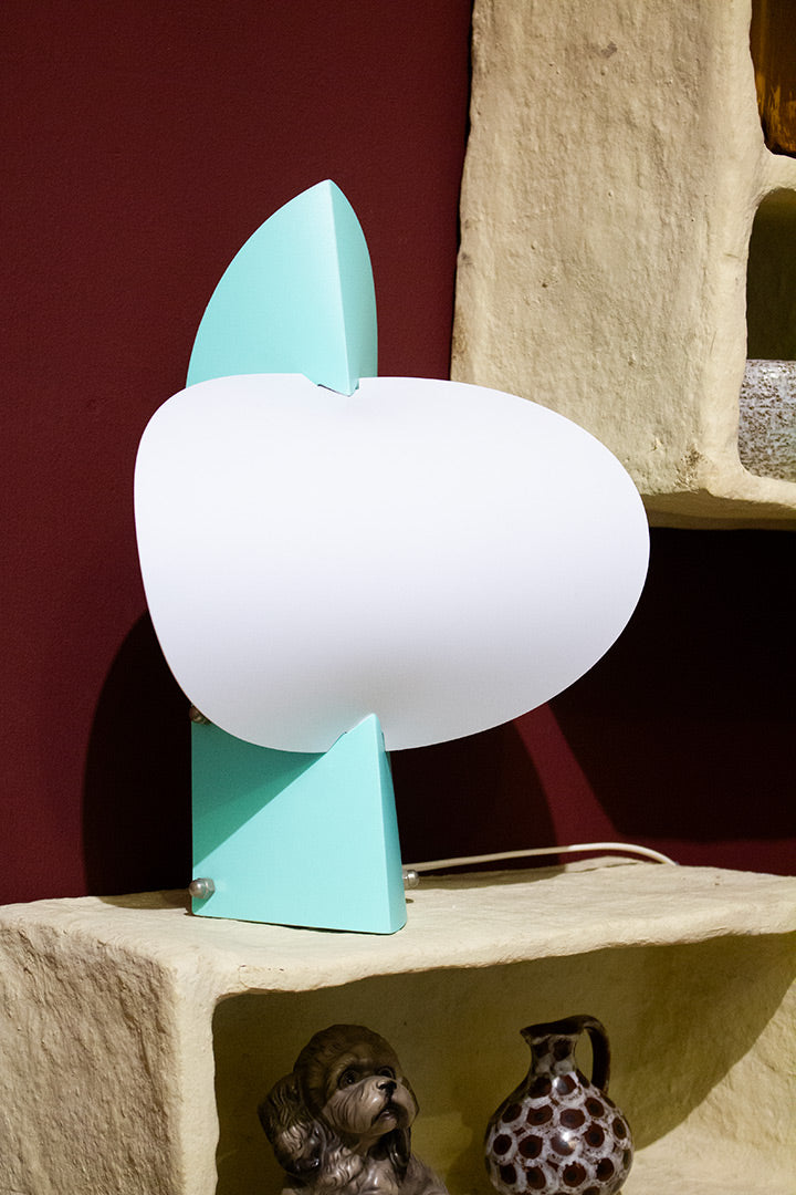 90s Samuel Parker S-totem lamp - mintgroen