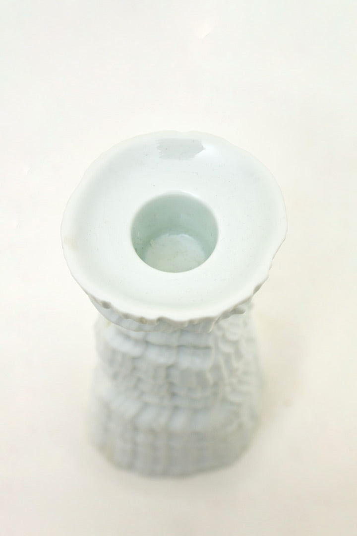 Witte 60's Rosenthal kandelaar door Martin Freyer