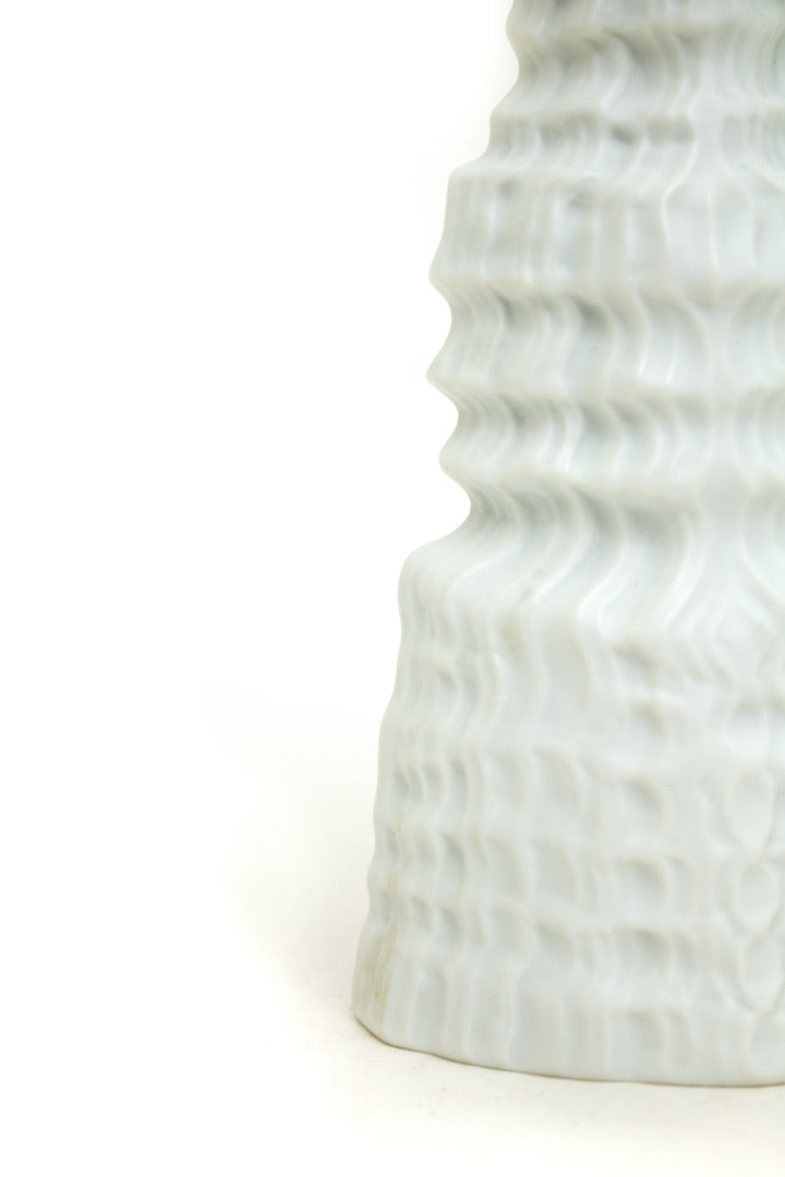 Witte 60's Rosenthal kandelaar door Martin Freyer