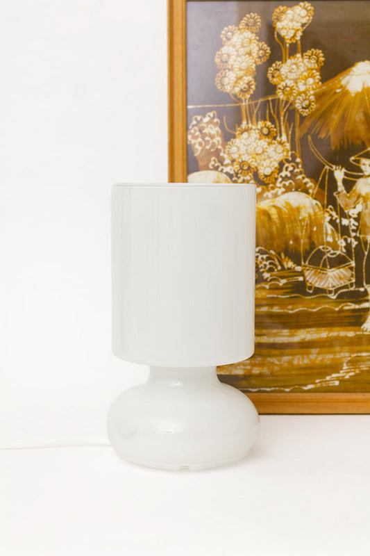 Witte vintage Lykta mushroom lamp Ikea jaren 80/90