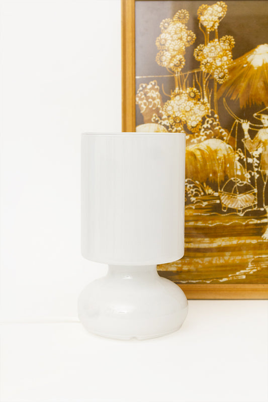 Witte vintage IKEA Lykta mushroom lamp