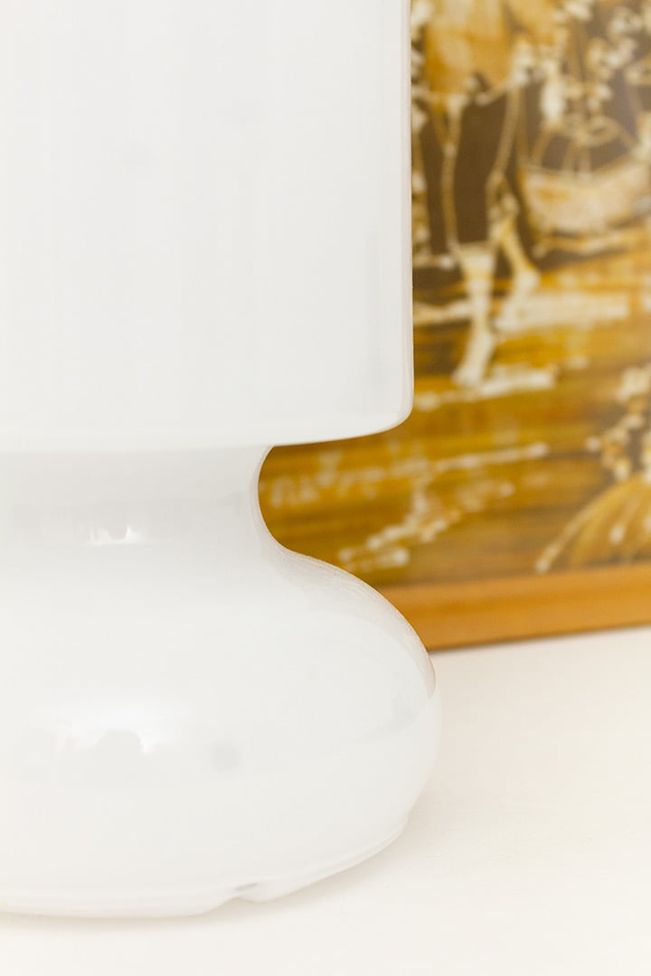 Witte vintage IKEA Lykta mushroom lamp