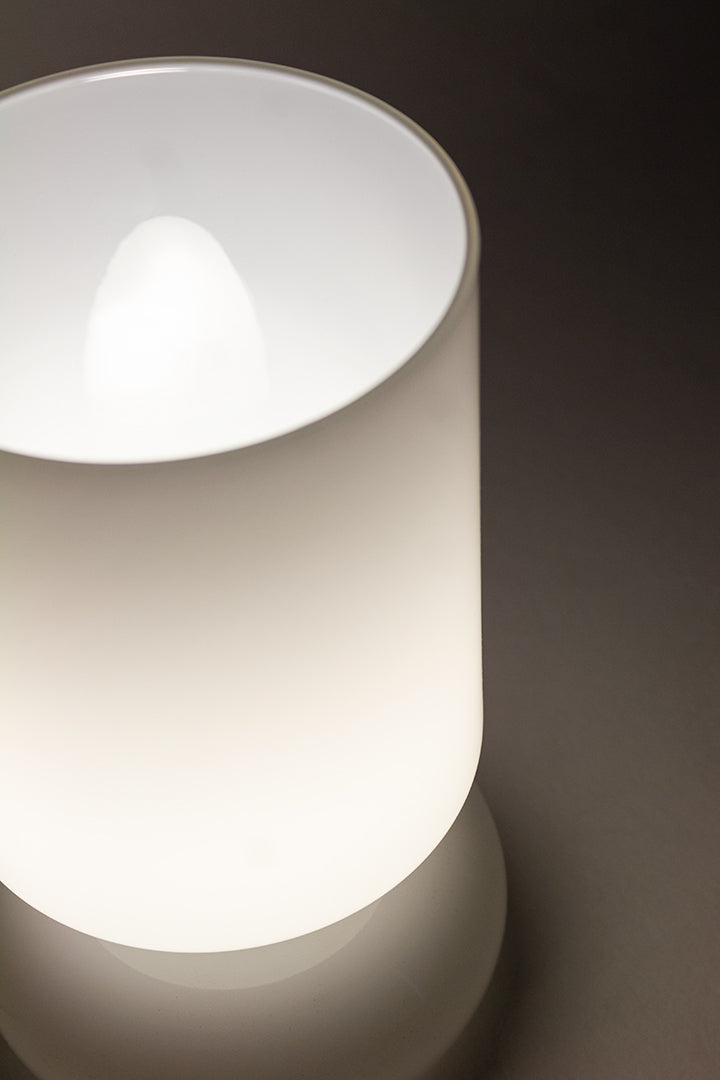 Witte vintage Lykta mushroom lamp Ikea jaren 80/90