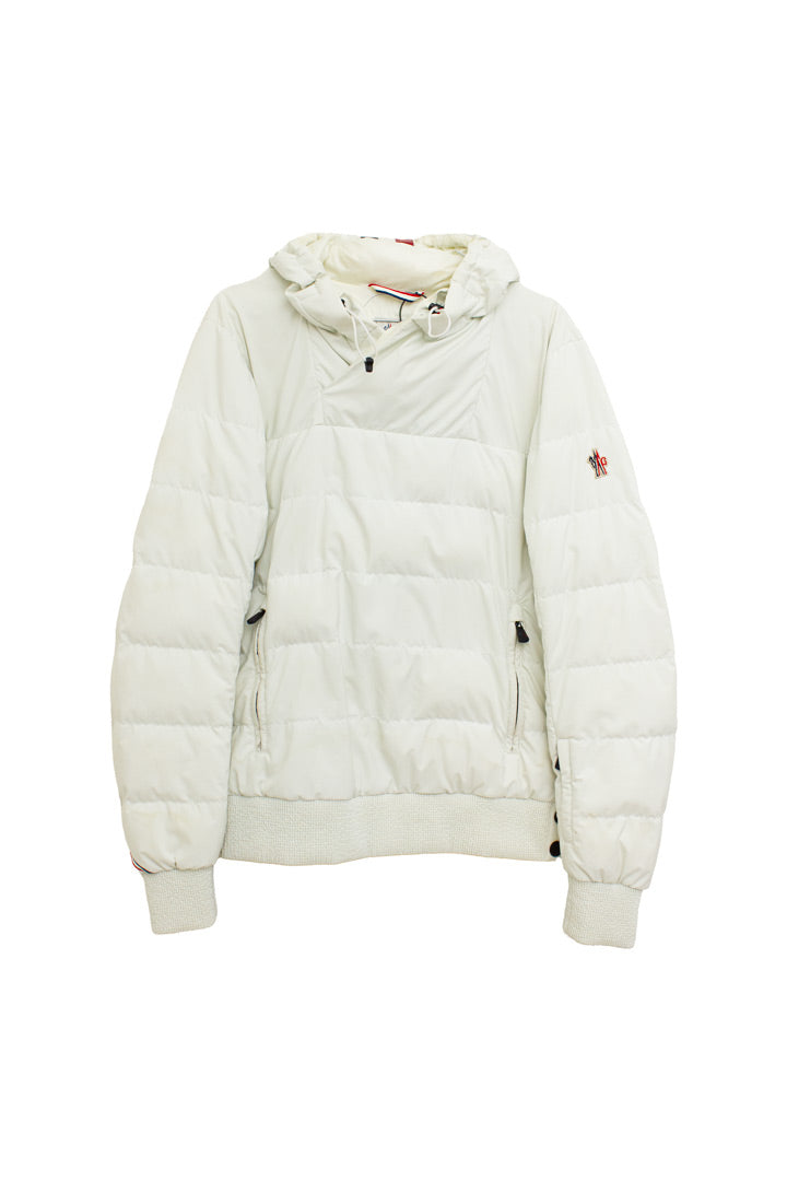 Witte vintage Moncler Grenoble puffer jas
