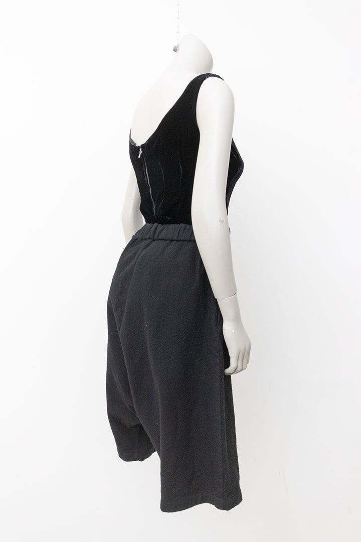 Wollen shorts H&M x Comme des Garçons zwart met laag kruis