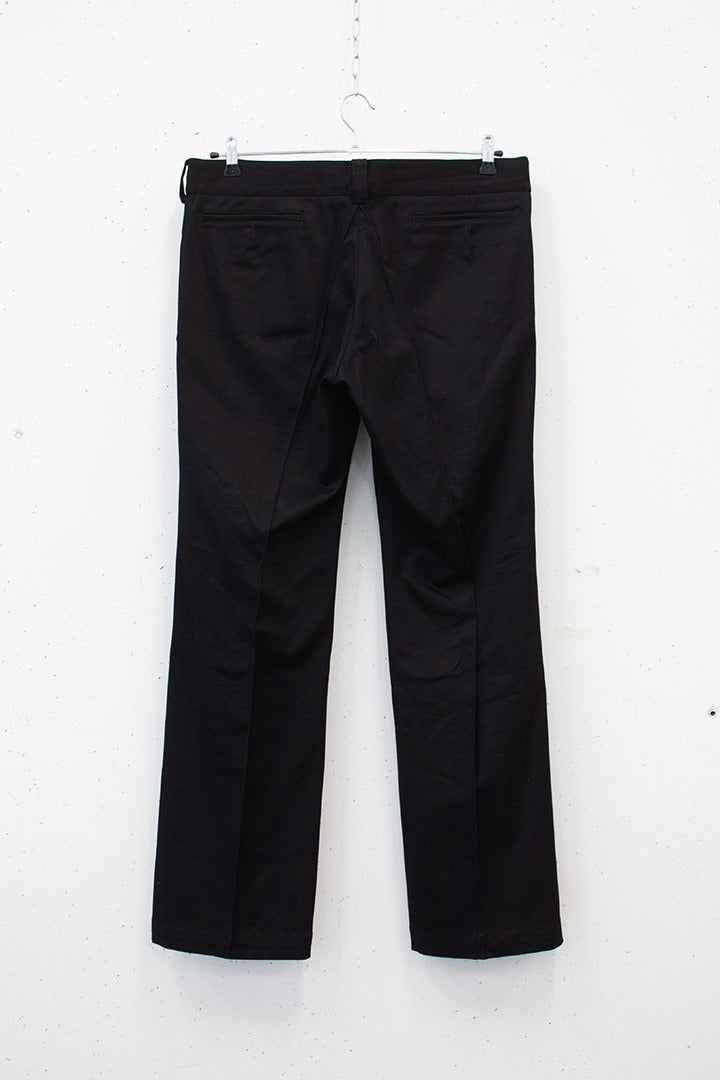 Y-3 Yohji Yamamoto x Adidas katoenen broek met overslag tailleband