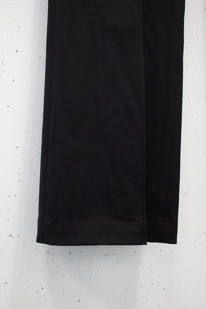 Y-3 Yohji Yamamoto x Adidas katoenen broek met overslag tailleband