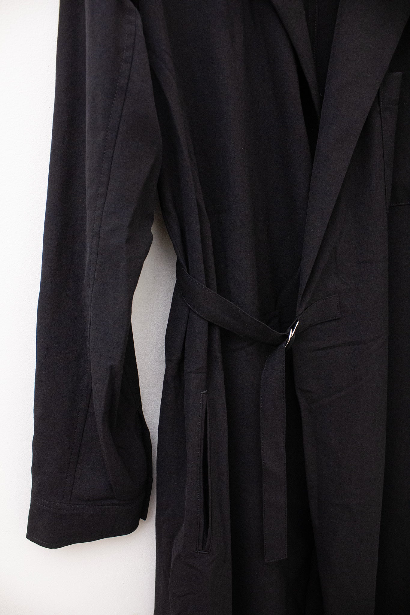 Y’s Yohji Yamamoto AW04/05 wollen sheer vest met overslag