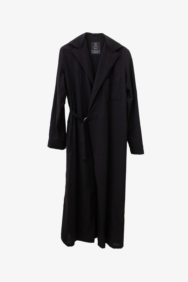 Y’s Yohji Yamamoto AW04/05 wollen sheer vest met overslag