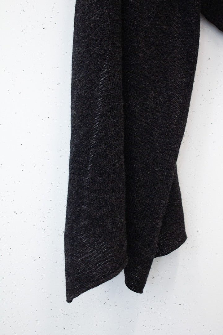 Yohji Yamamoto Y’s AW02/03 antraciet asymmetrisch vest