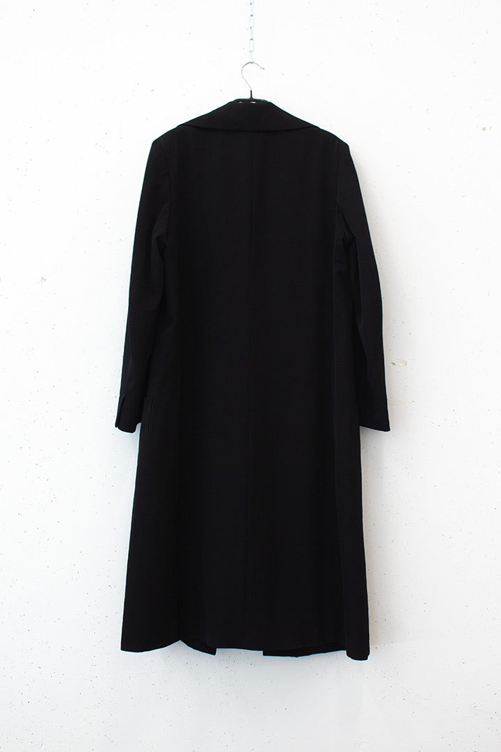 Yohji Yamamoto Y’s wollen openvallende jas met grote zakken