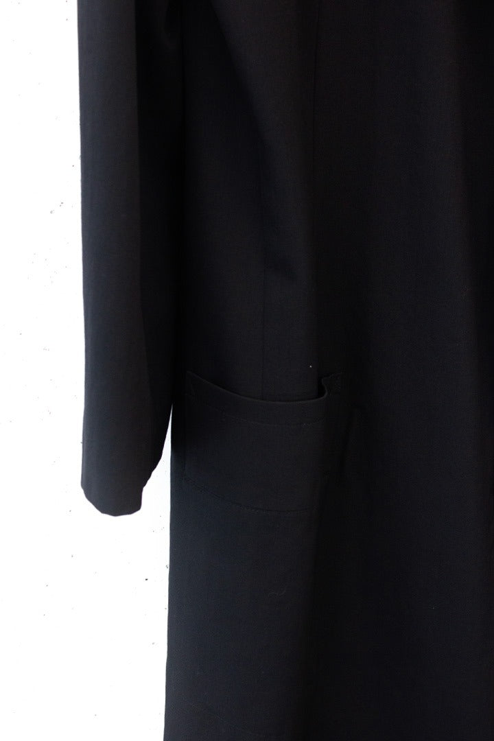 Yohji Yamamoto Y’s wollen openvallende jas met grote zakken