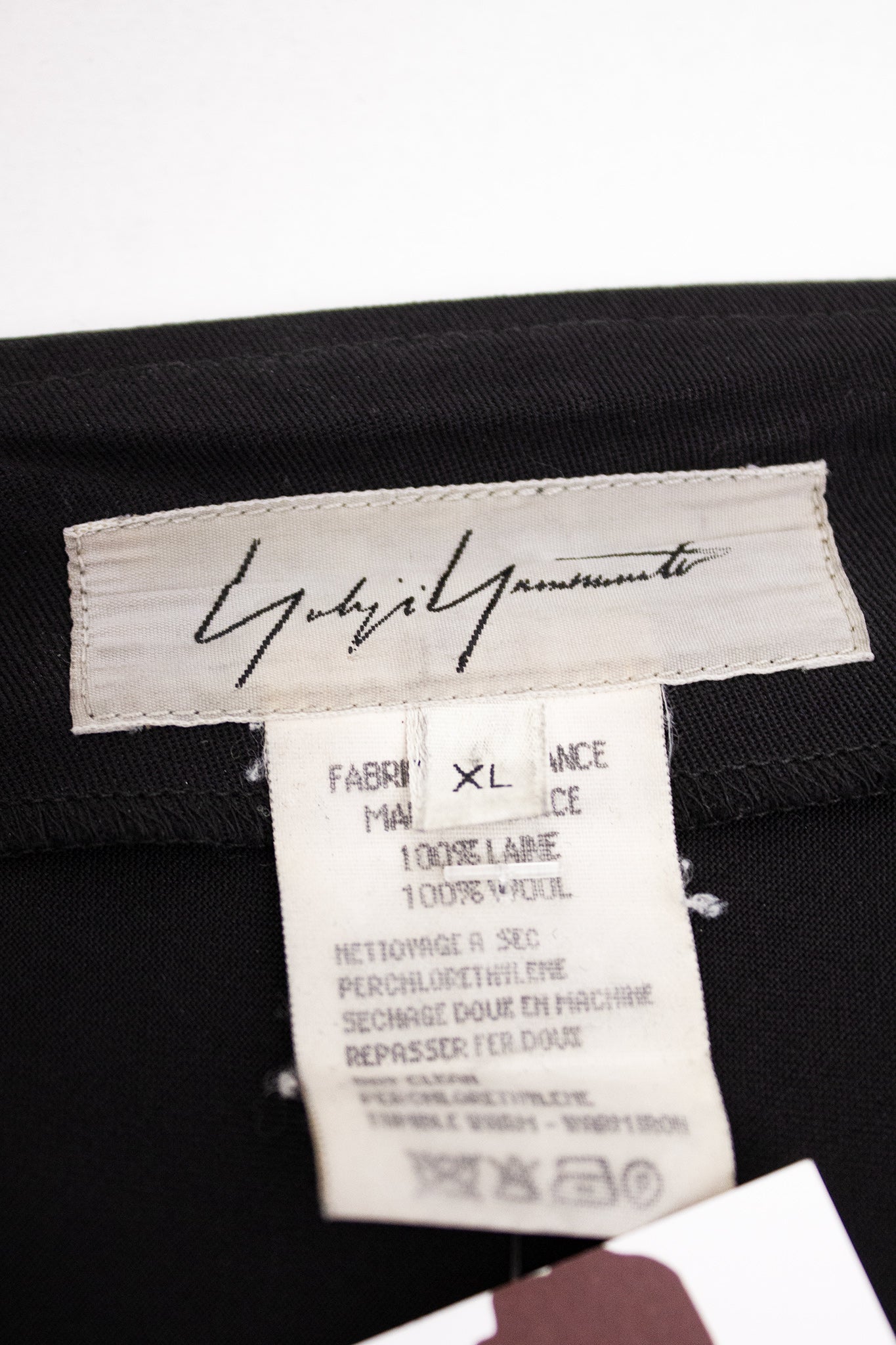 Yohji Yamamoto zwarte wollen rok