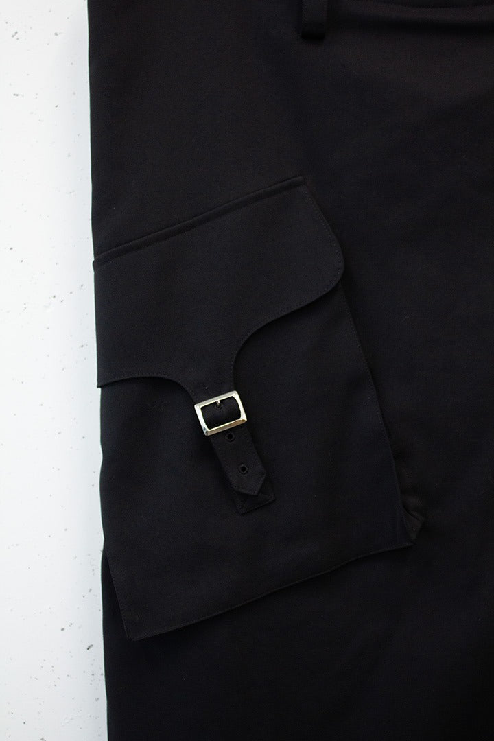 Y’s Yohji Yamamoto FW03/04 wollen broekrok met oversized zak