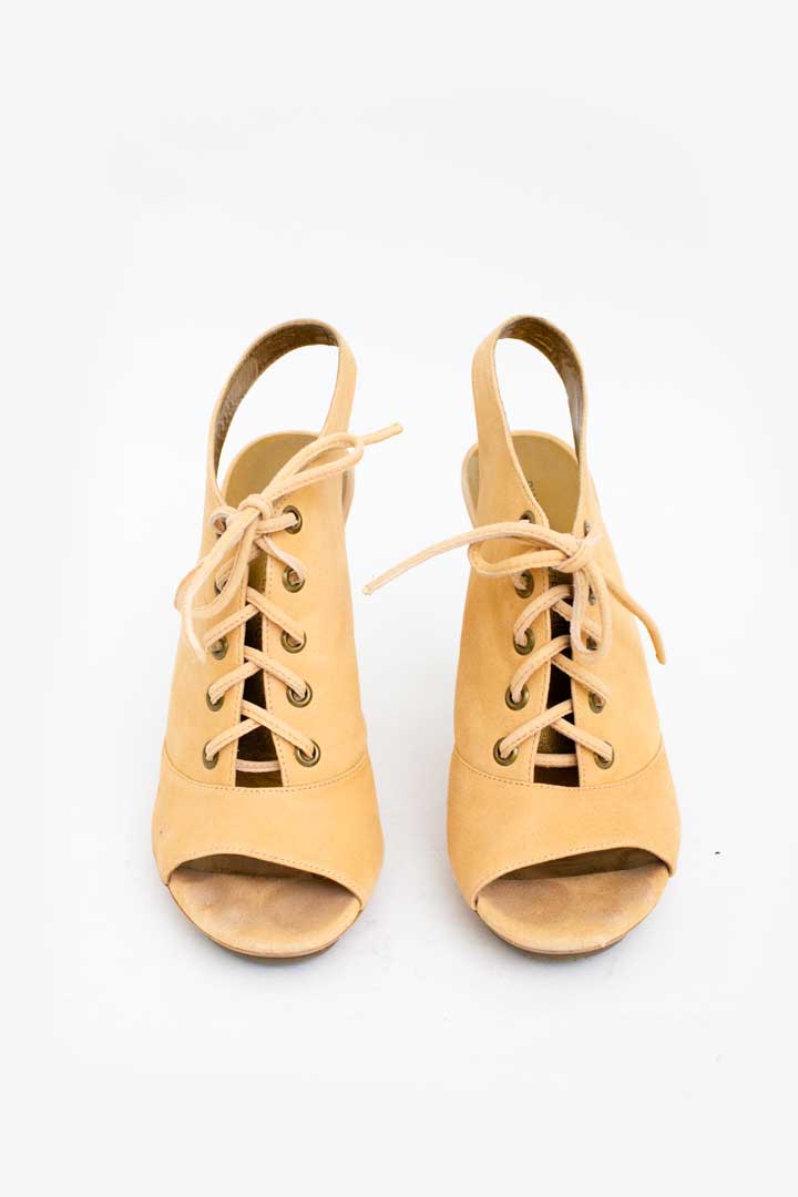 Zalmroze Diane von Furstenberg lace up pumps