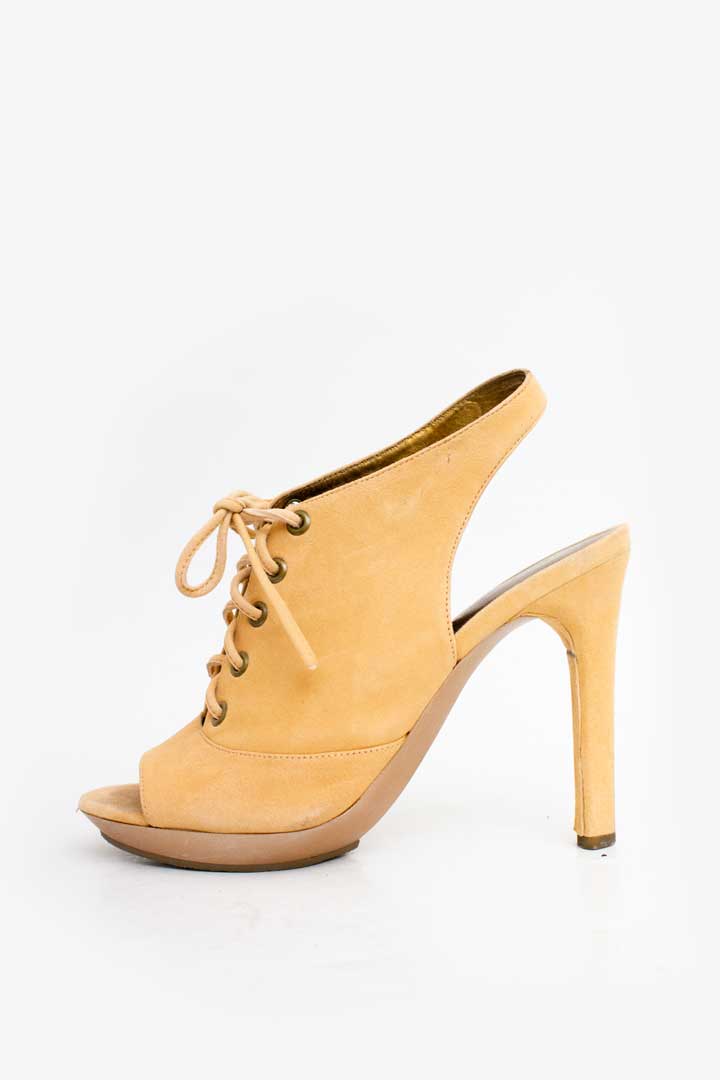 Zalmroze Diane von Furstenberg lace up pumps
