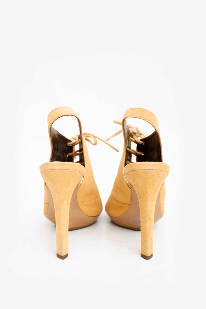 Zalmroze Diane von Furstenberg lace up pumps