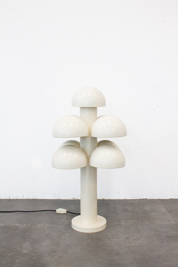 Zeldzame 70s Raak 'Cantharelle' vloer / tafellamp