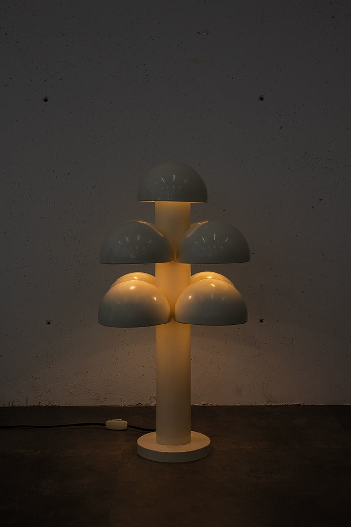 Zeldzame 70s Raak 'Cantharelle' vloer / tafellamp