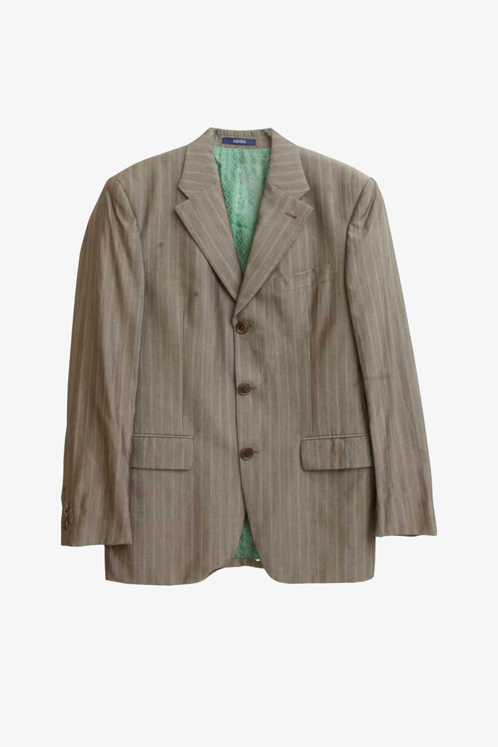 Zijden Kenzo Homme colbert met grijze streep