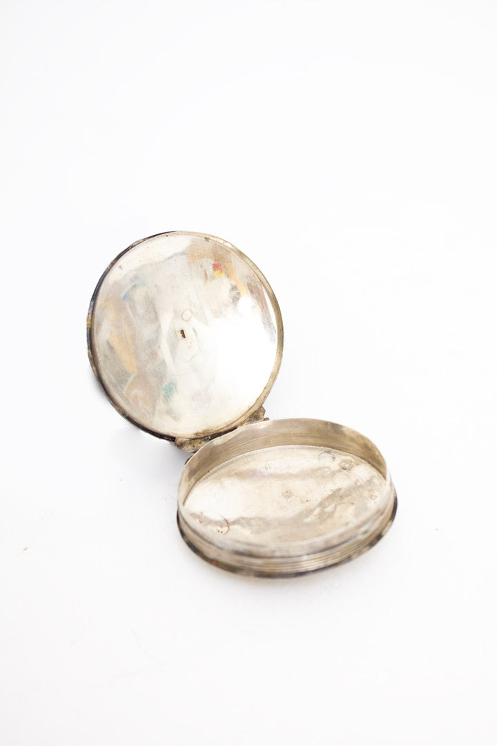 Zilveren pillendoosje uit 1840 Den Haag 