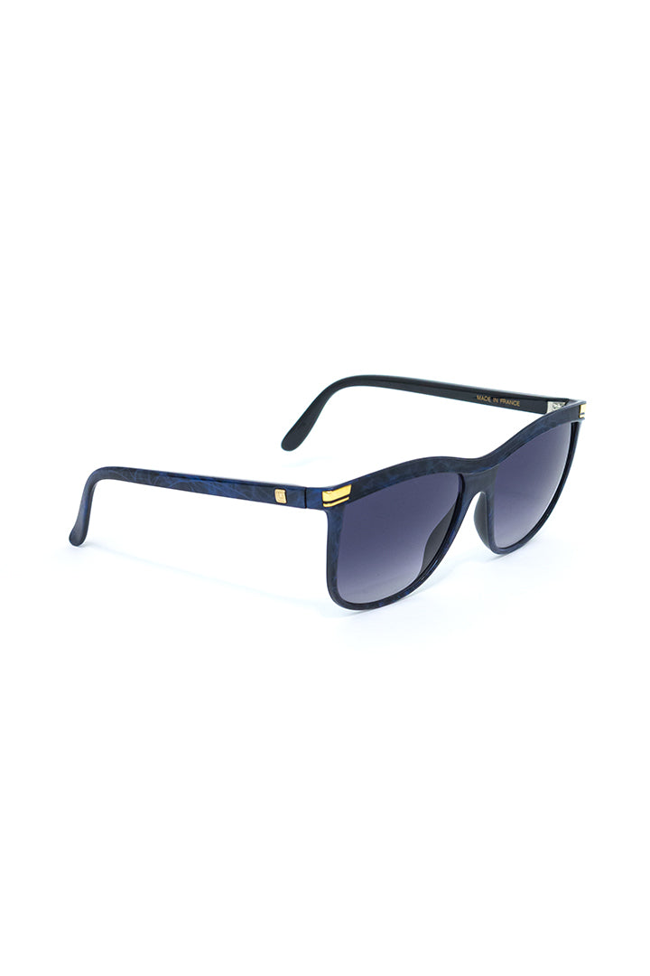 Zonnebril Guy Laroche blauw/zwart vintage