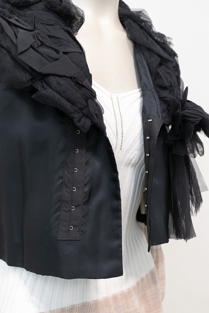 Zwart gilet Comme des Garçons Robe des Chambre 2004