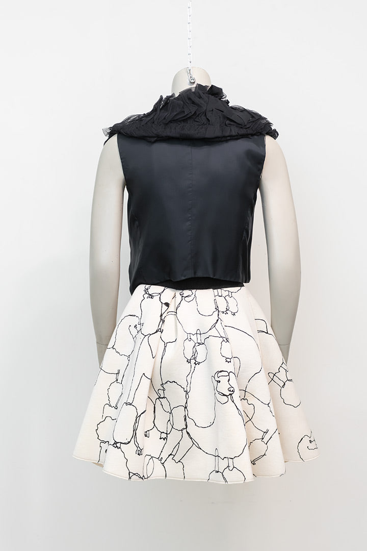 Zwart gilet Comme des Garçons Robe des Chambre 2004