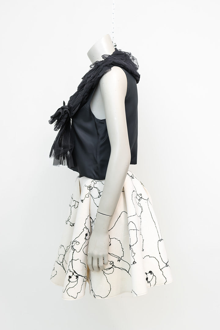 Zwart gilet Comme des Garçons Robe des Chambre 2004