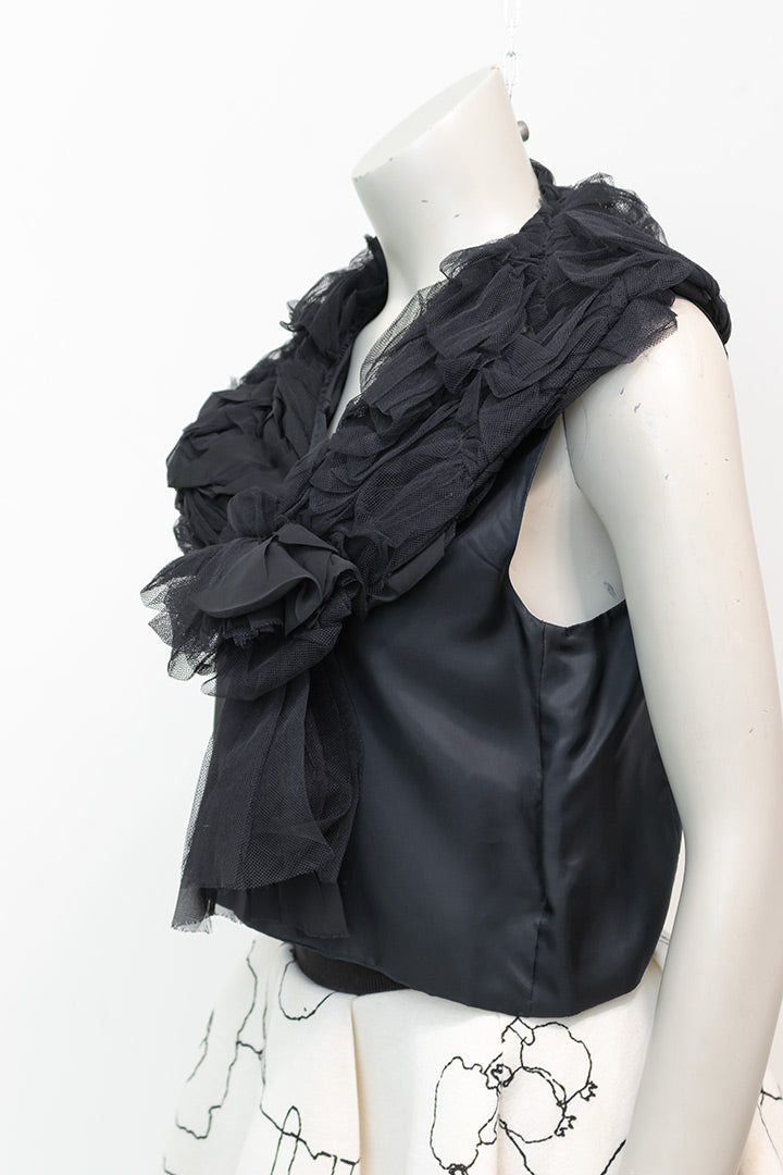 Zwart gilet Comme des Garçons Robe des Chambre 2004