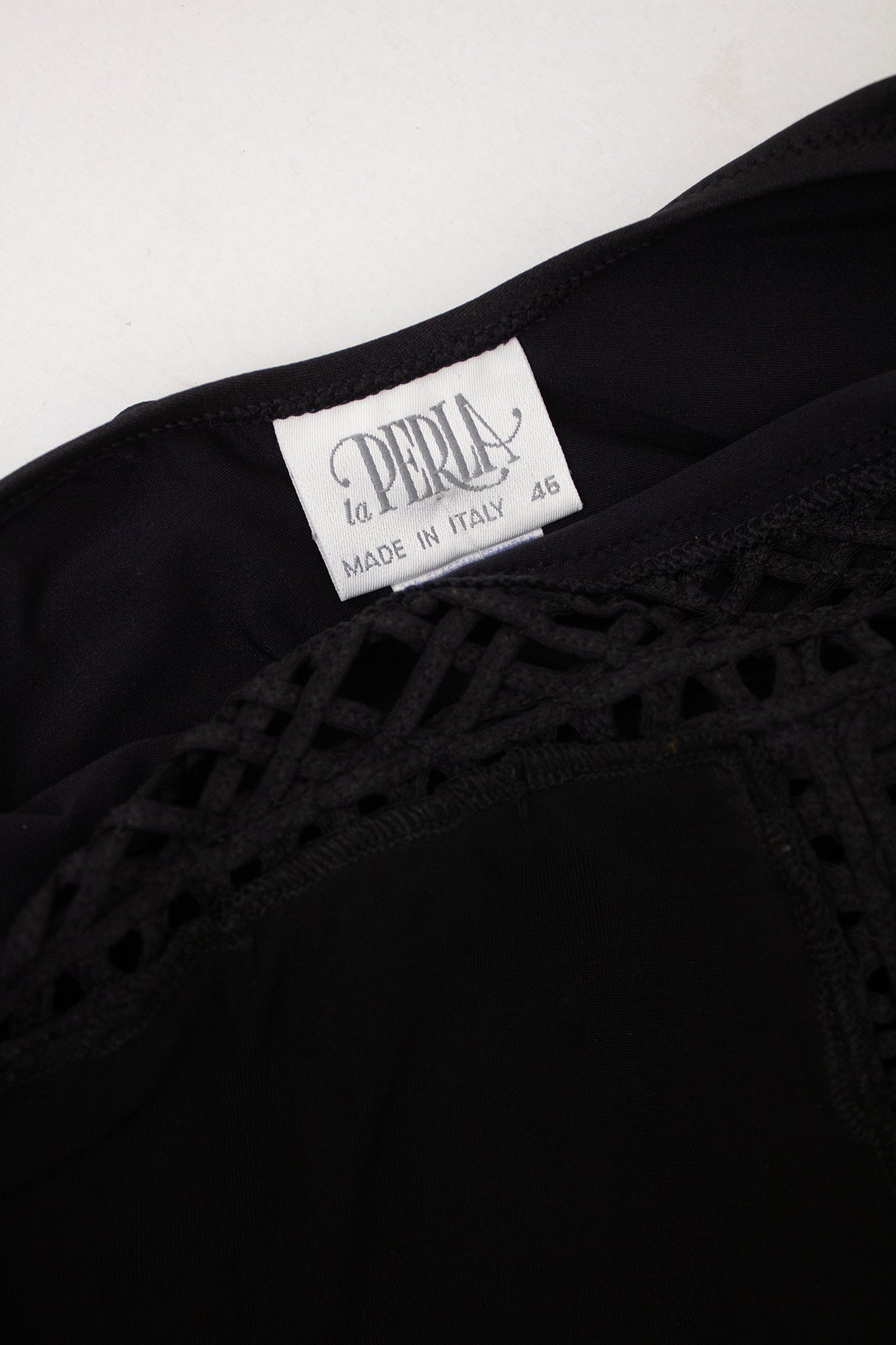 Vintage zwart La Perla jurk met body