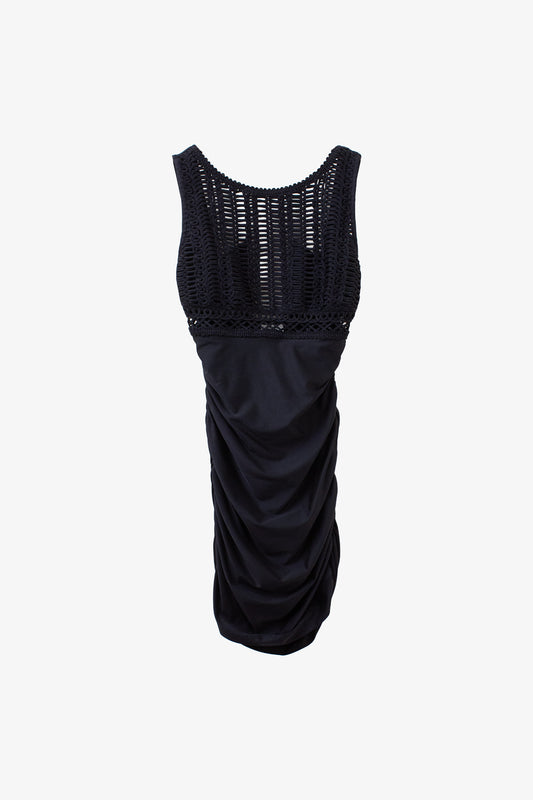 Vintage zwart La Perla jurk met body