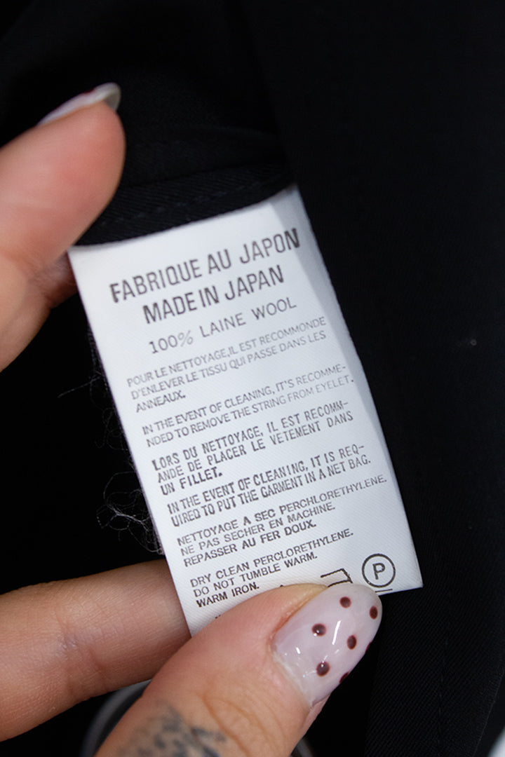 Yohji Yamamoto jasje met zeilringen