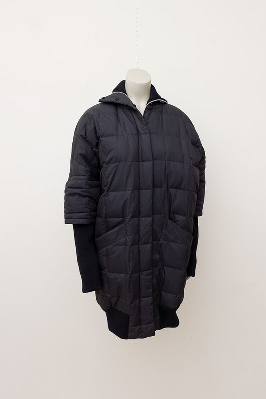 Zwarte puffer jas Malene Birger Silkala