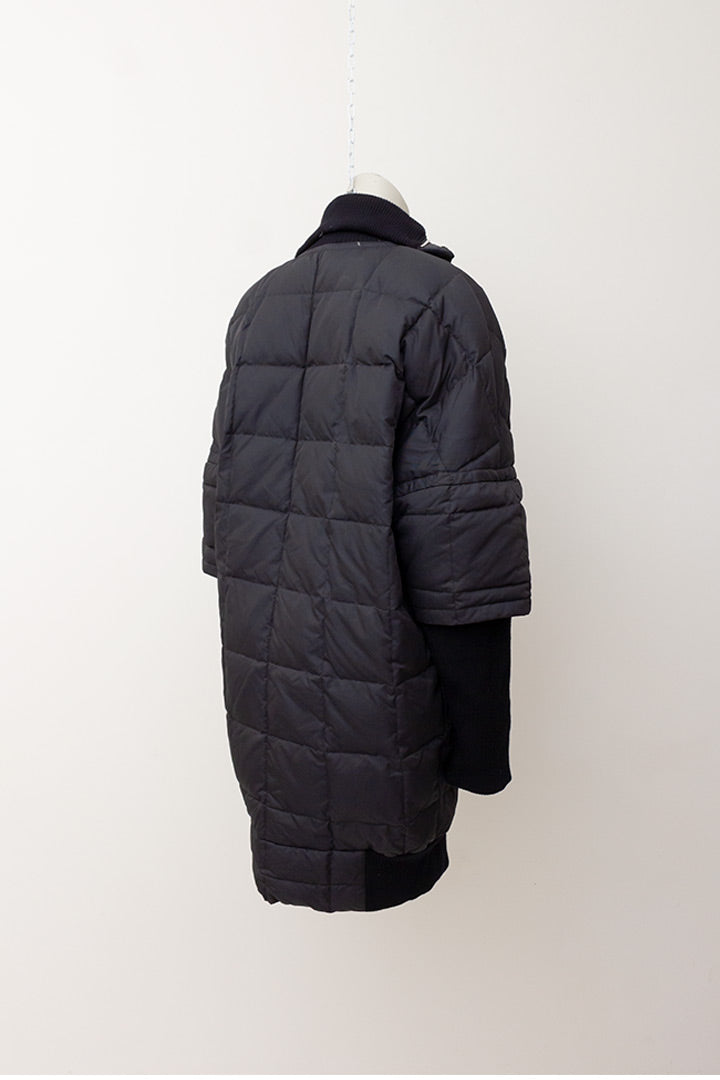 Zwarte puffer jas Malene Birger Silkala