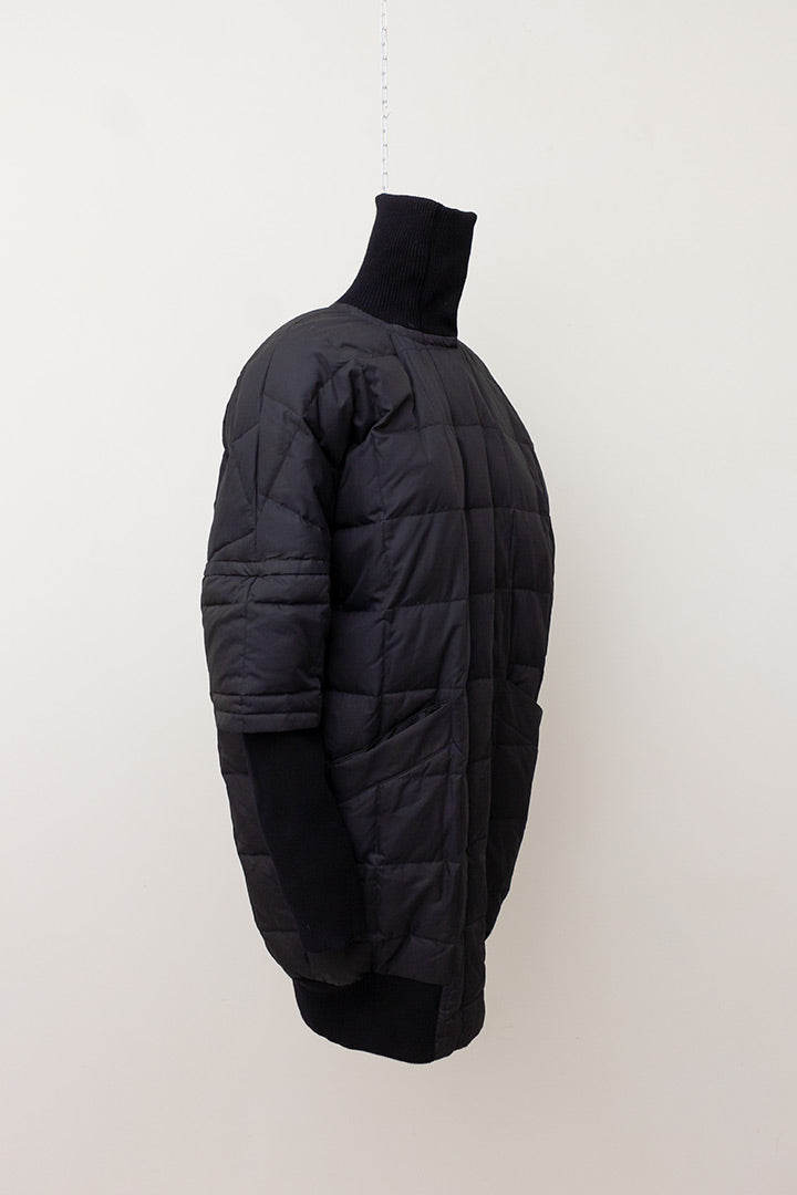 Zwarte puffer jas Malene Birger Silkala