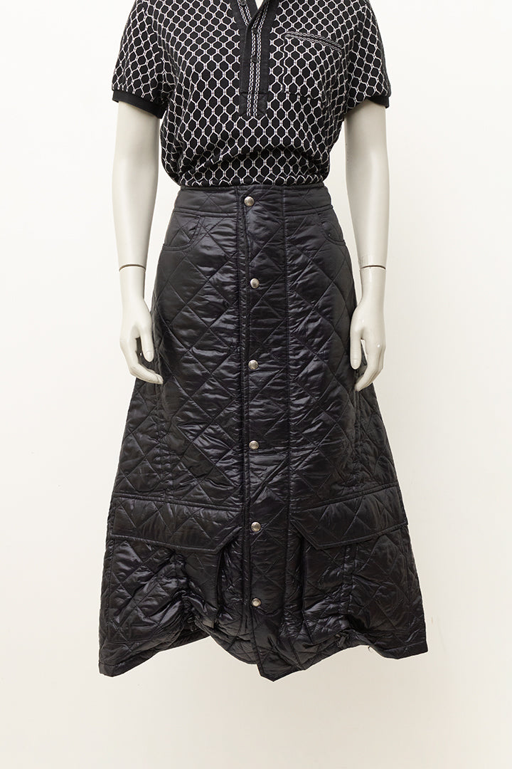 Zwarte puffer rok Junya Watanabe x Comme des Garçons AD2005