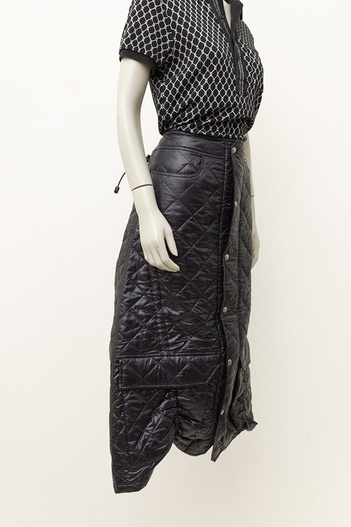 Zwarte puffer rok Junya Watanabe x Comme des Garçons AD2005