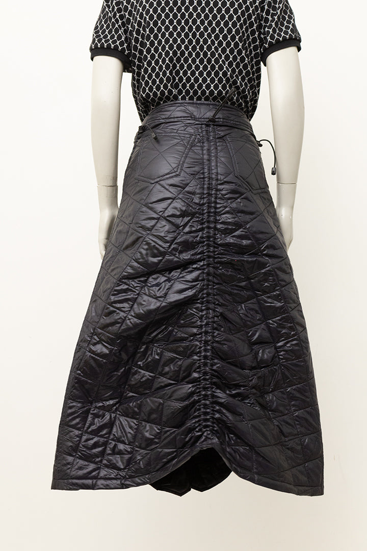 Zwarte puffer rok Junya Watanabe x Comme des Garçons AD2005