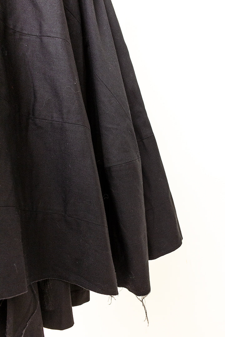 Zwarte puffy rok Comme des Garçons AD2008