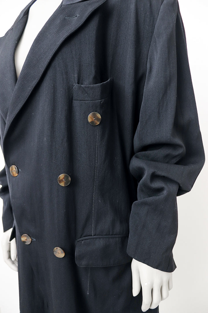 Zwarte vintage jumpsuit voor heren Jean Paul Gaultier x Gibo jaren 80