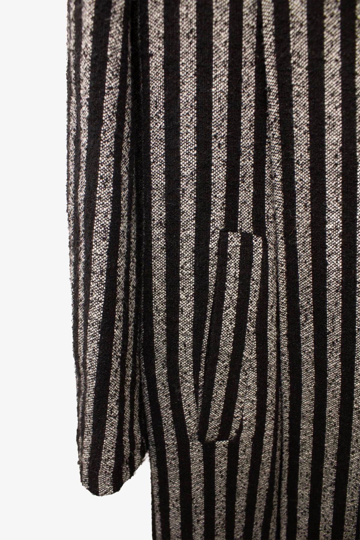 Zwart wit gestreepte La Haine Inside Us hooded jas