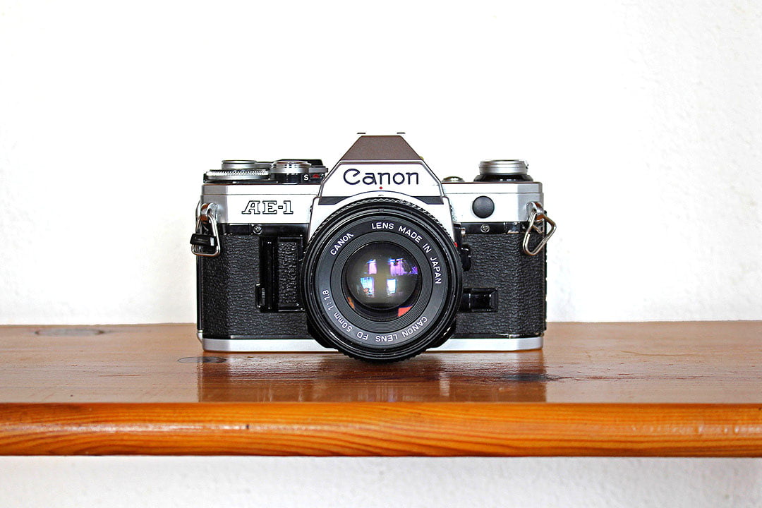 Canon AE-1 analoge spiegelreflexcamera