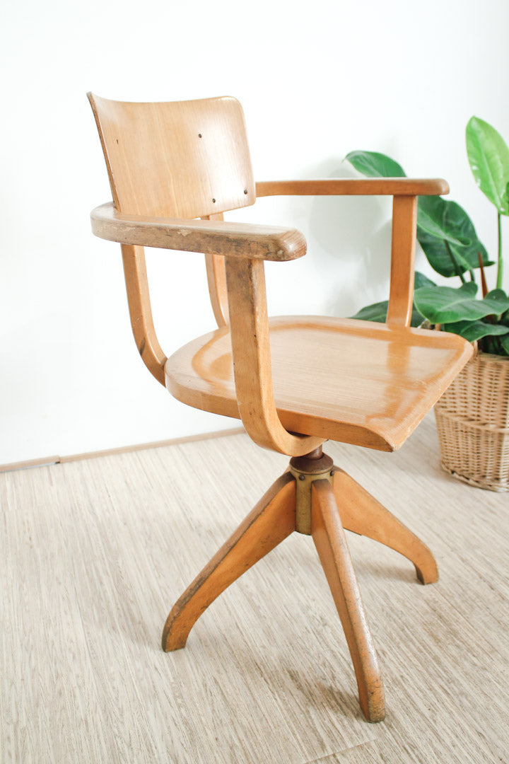 Ama Elastik vintage Architectenstoel jaren 20