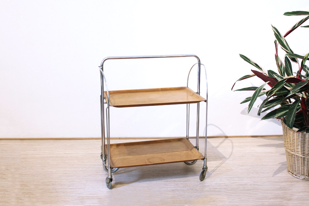 Bremshey Gerlinol Dinett inklapbare trolley mahonie