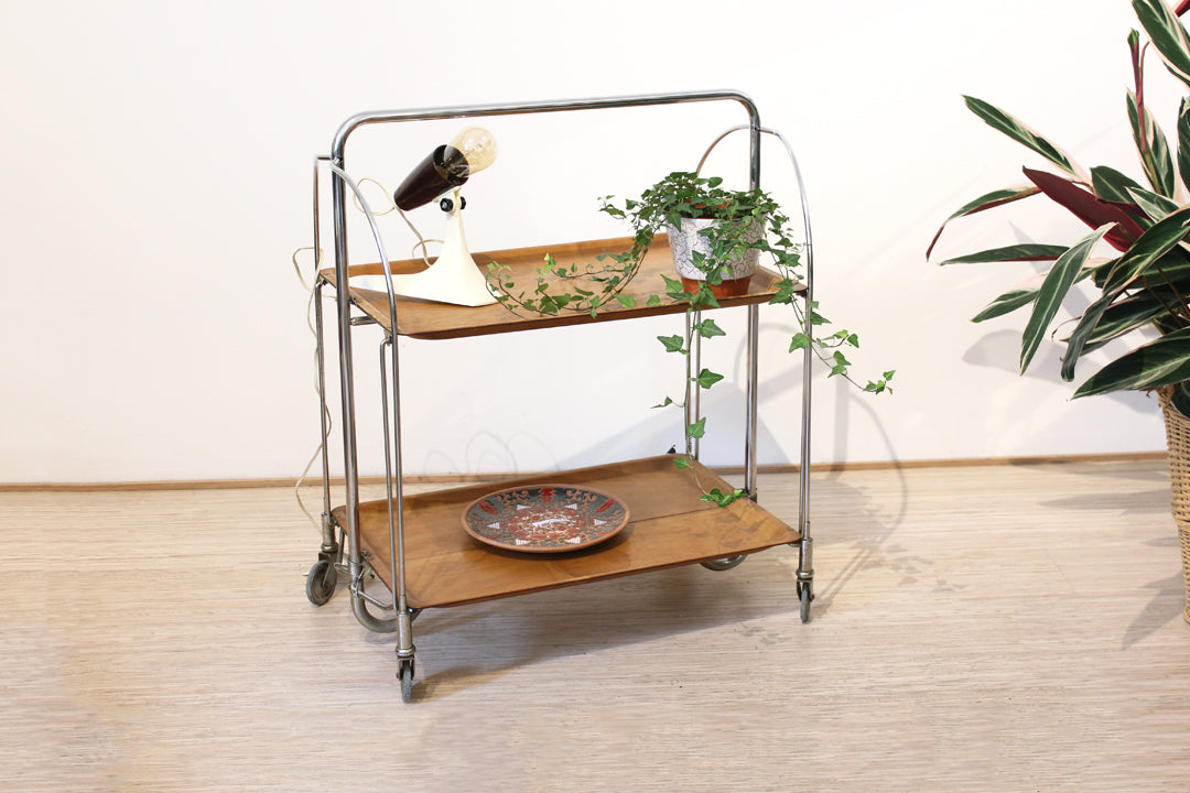 Bremshey Gerlinol Dinett inklapbare trolley mahonie