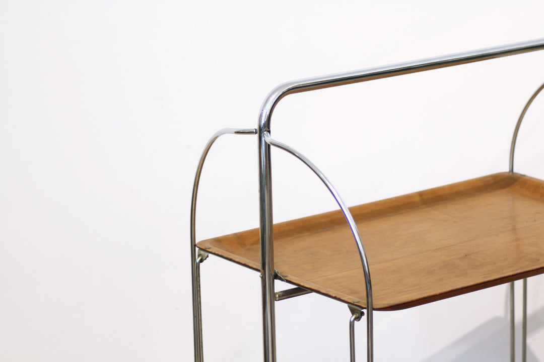 Bremshey Gerlinol Dinett inklapbare trolley mahonie