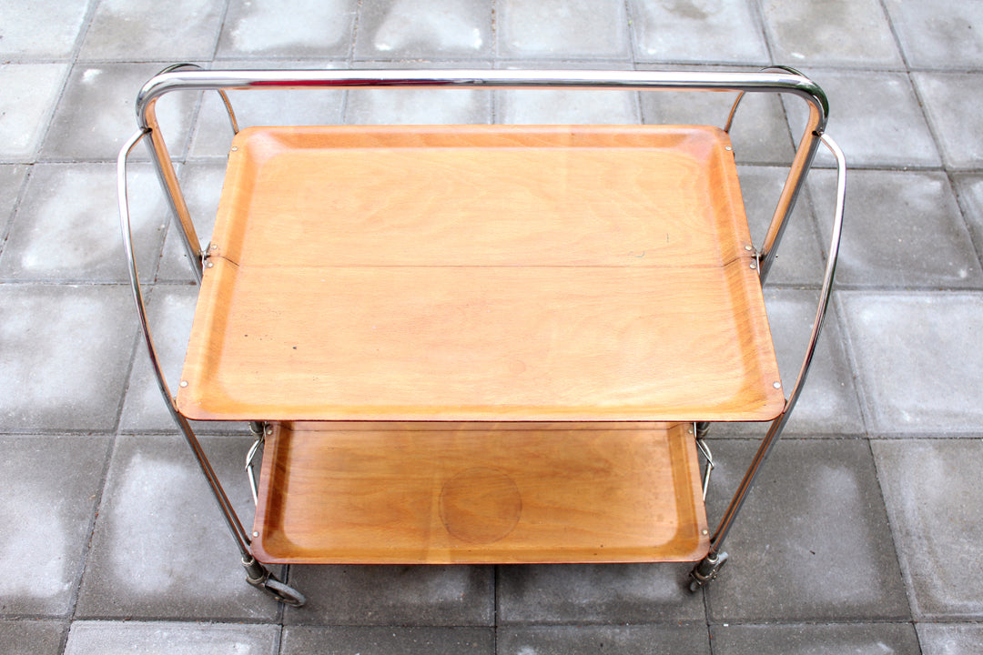 Bremshey Gerlinol Dinett inklapbare trolley mahonie